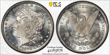 1878-S $1 MS65
