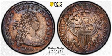 1804 10C 13 Star Reverse XF45