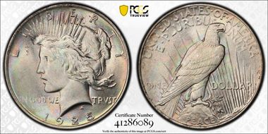 1925 $1 MS67+