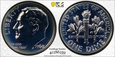 1960 10C PR66