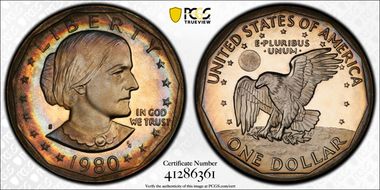 1980-S SBA$1 PR67DCAM
