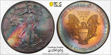 2009 $1 Silver Eagle MS68