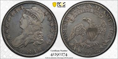 1818/7 50C Small 8 N1