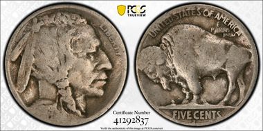 1919-S 5C 2 Feathers FS-401 G6