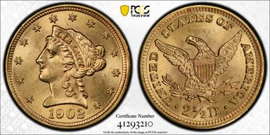 1902 $2.50 MS64