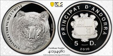 2010 5 Din Brown Bear PR69DCAM