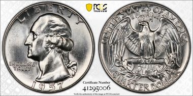 1957 25C Type B Reverse, FS-901 MS66