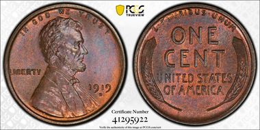 1919-D 1C MS66BN