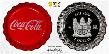 2020 $1 Coca-Cola Bottle Cap PR70DCAM