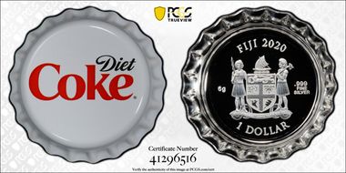 2020 $1 Diet-Coke Bottle Cap PR70DCAM