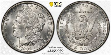 1902-O $1 MS62