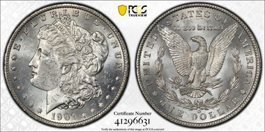1901-O $1 MS63