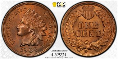 1903 1C MS63RB