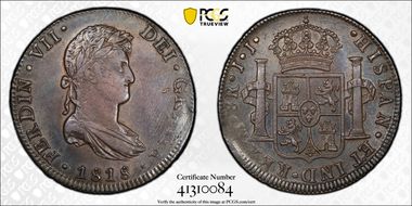 1818-Mo JJ 8 R Calico-1333 Yon-M8-118 AU53