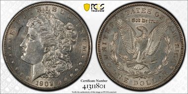 1903-S $1 Micro S AU55