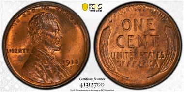 1918-D 1C MS64RB
