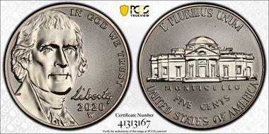 2020-W 5C Reverse Proof PR67
