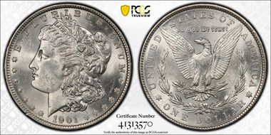 1901 $1 MS63