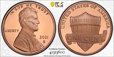 2021-S 1C Shield  Birth Set First Strike PR69DCAM