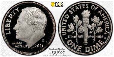 2021-S 10C Birth Set First Strike PR69DCAM