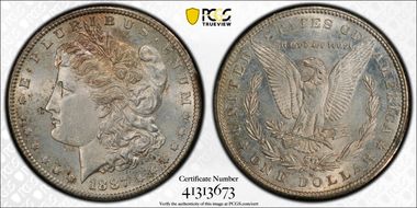 1887-S $1 MS61