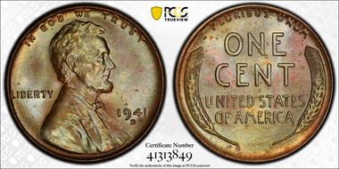 1941-D 1C MS66BN