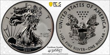 2013-W $1 Silver Eagle Rev PR PR70