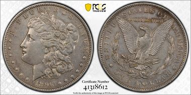 1896 $1 XF45