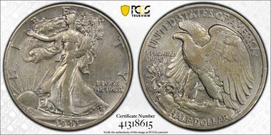 1943-D 50C N1