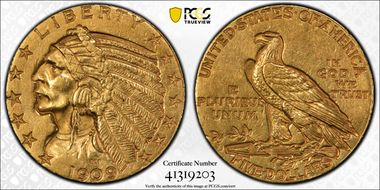 1909-D $5 N1