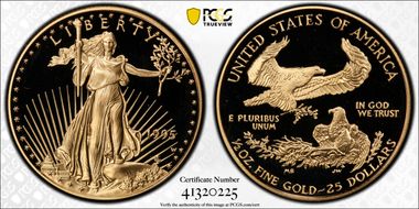 1995-W $25 Gold Eagle PR69DCAM