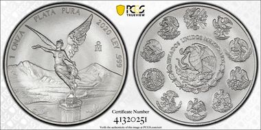 2020-Mo Onza Libertad Ag MS70