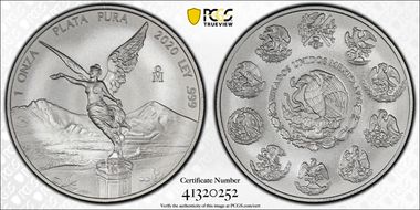 2020-Mo Onza Libertad Ag MS70