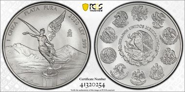 2020-Mo Onza Libertad Ag MS70