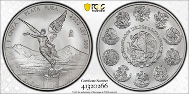 2020-Mo Onza Libertad Ag MS70