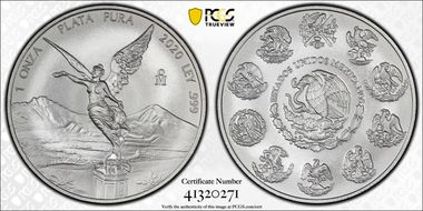 2020-Mo Onza Libertad Ag MS70