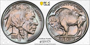 1936 5C Brilliant PR67+