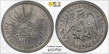 1898-Mo AM Peso Restrike KM-409.2 N1