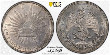1908-Mo AM Peso KM-409.2 MS61