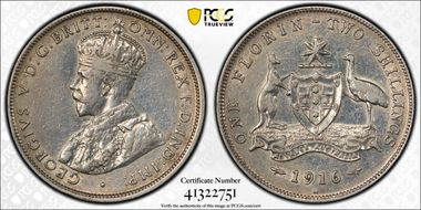 1916-M Florin KM-27  Ag N1