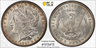 1897-S $1 MS62