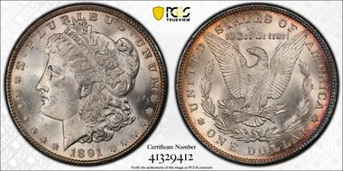 1891 $1 MS63