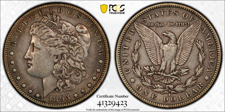 PCGS Certificate Verification Coin Details for Cert #41329423