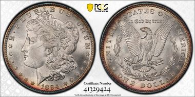 1894 $1 MS63+