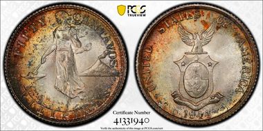 1944-S 50C KM-183  Ag MS66