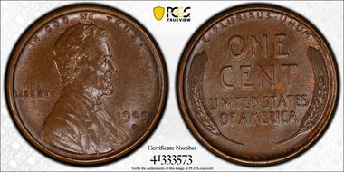 1909-S VDB 1C MS63BN