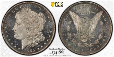 1885-O $1 MS63DMPL
