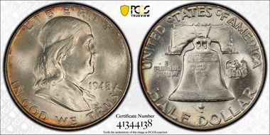 1948 50C DDR FS-801 MS67FBL