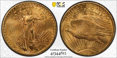 1910 $20 MS65