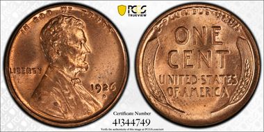 1926-D 1C MS65RD